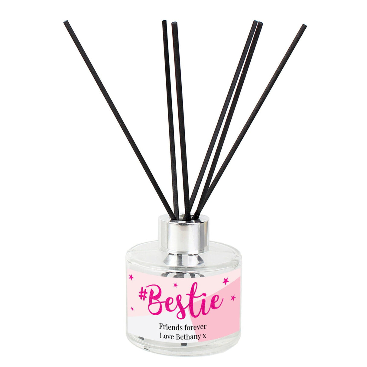 Personalised #Bestie Reed Diffuser Gift: 3 - Reed Diffusers By Gift Moments