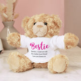 Personalised #Bestie Teddy Bear Gift: 3 - Teddy Bears & Soft Toys By Gift Moments