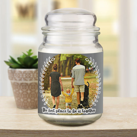 Personalised Better Together Photo Candle: 1 - Candles By Gift Moments