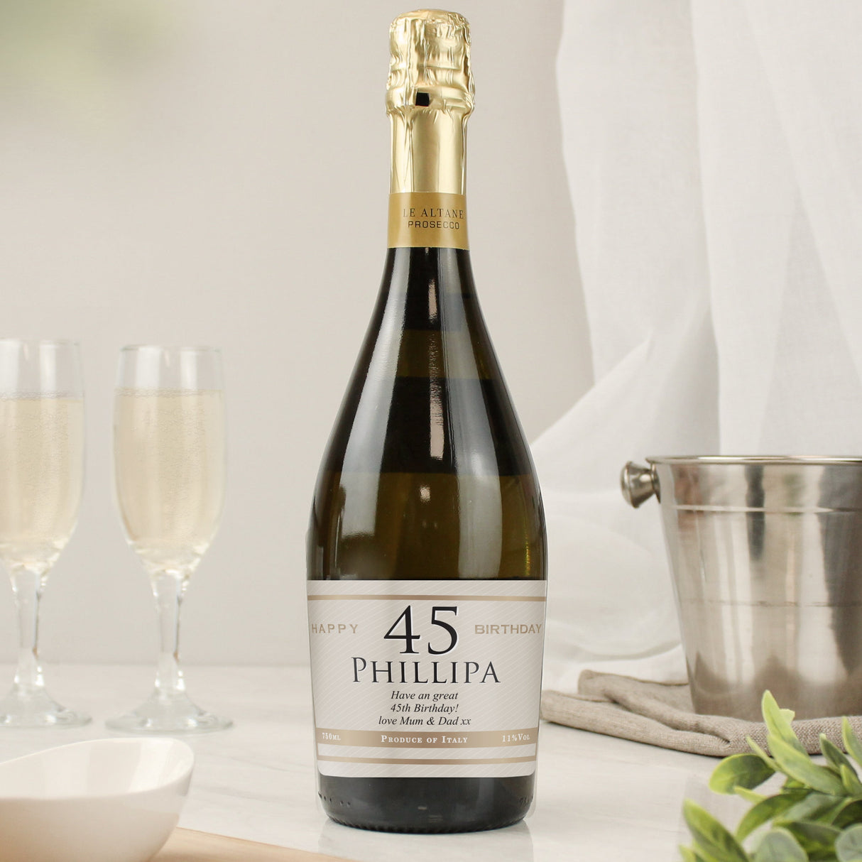 Personalised Age Birthday Prosecco: 1 - Prosecco By Gift Moments