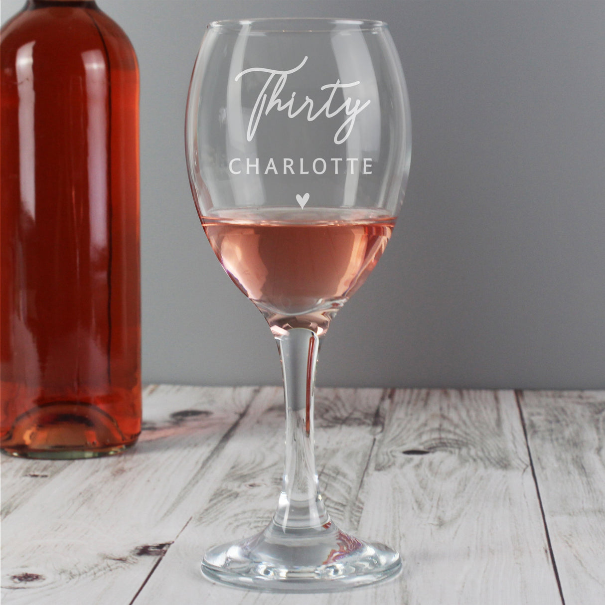 Personalised Big Age Wine Glass Gift: 1 - Wine Glasses By Gift Moments