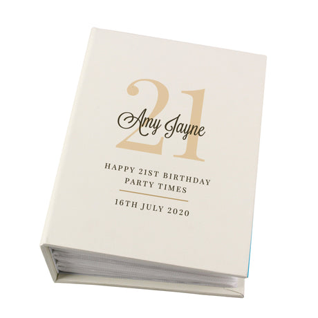 Personalised Big Birthday Photo Album 6x4: 7 - Photo Albums By Gift Moments