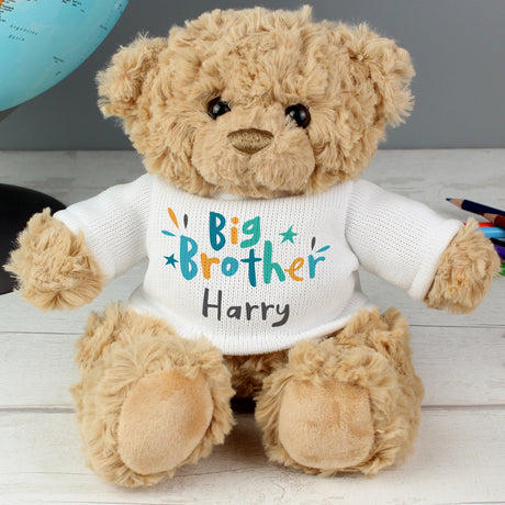 Personalised Big Brother Teddy Bear: 2 - Teddy Bears & Soft Toys By Gift Moments