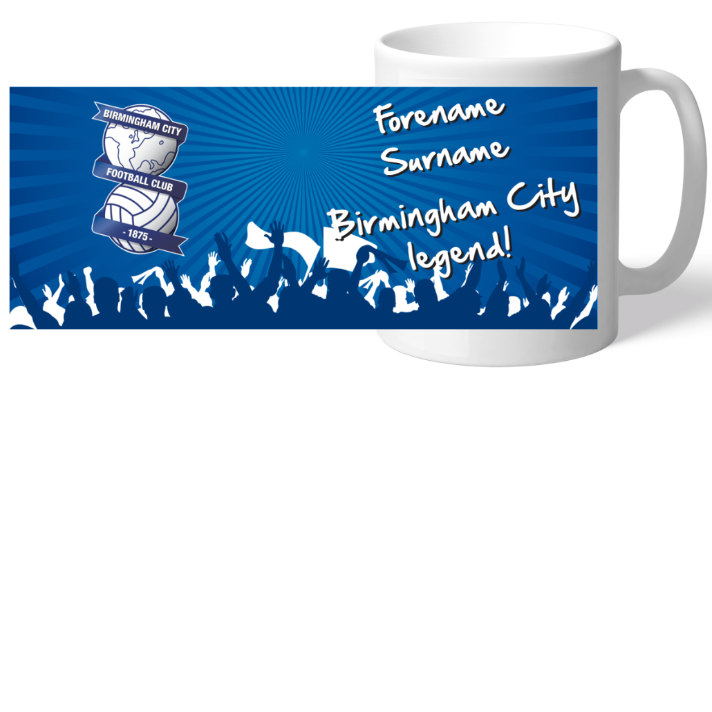 Personalised Birmingham City FC Mug: 2 - Mugs By Birmingham City