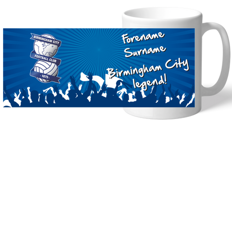 Personalised Birmingham City FC Mug: 2 - Mugs By Birmingham City