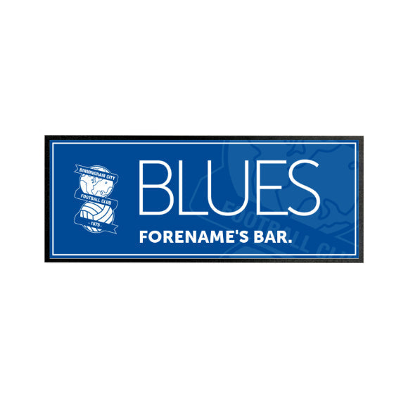 Birmingham City FC Personalised Bar Runner: 1 - Barware By Birmingham City