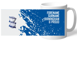 Personalised Birmingham City FC Proud Mug: 2 - Mugs By Birmingham City