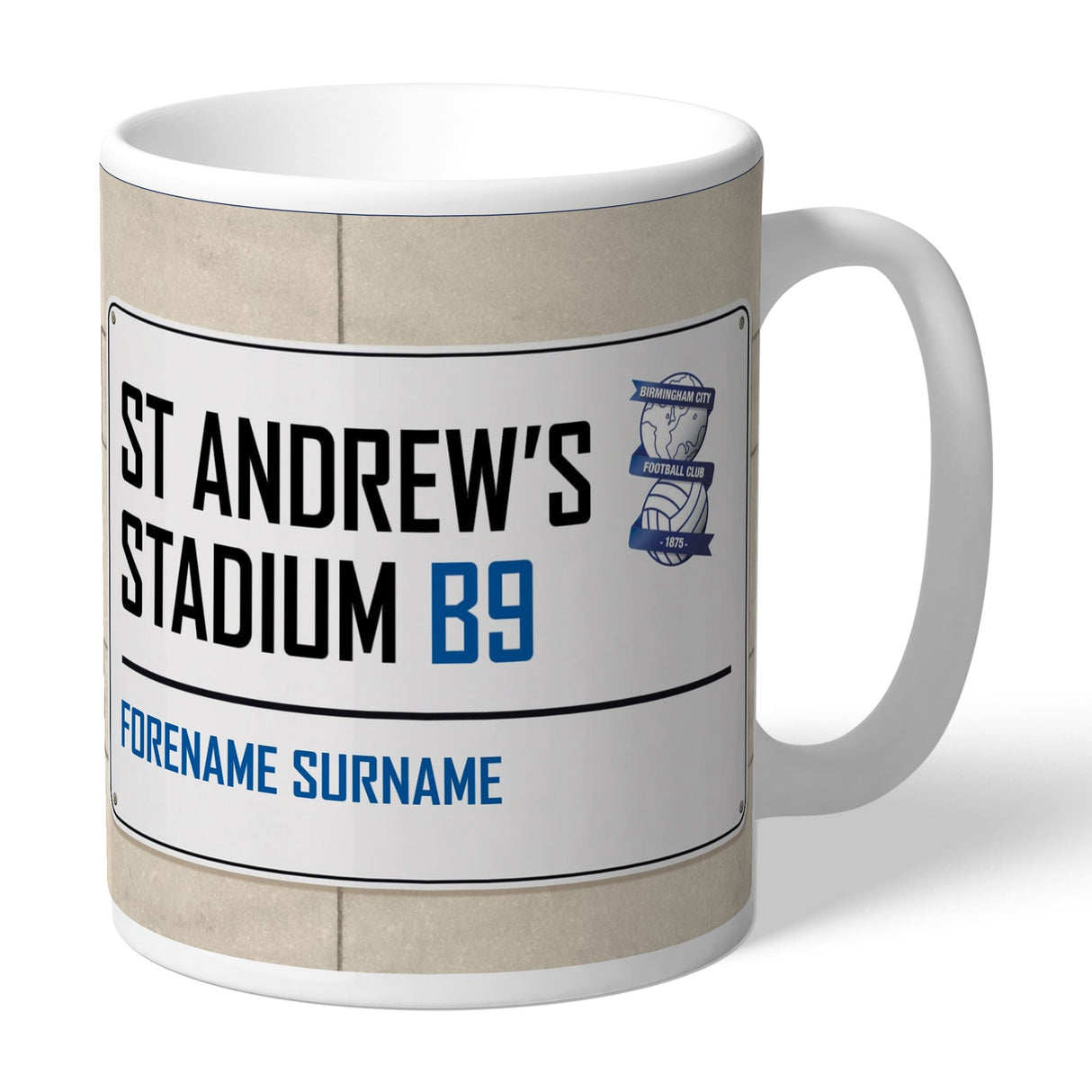 Personalised Birmingham City FC Mug: 1 - Mugs By Birmingham City