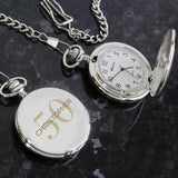 Personalised Big Age Pocket Fob Watch: 1 - Watches By Gift Moments