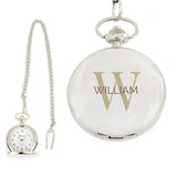 Personalised Big Age Pocket Fob Watch: 4 - Watches By Gift Moments