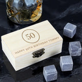 Personalised Whisky Cooling Stones Gift Set: 1 - Barware By Gift Moments