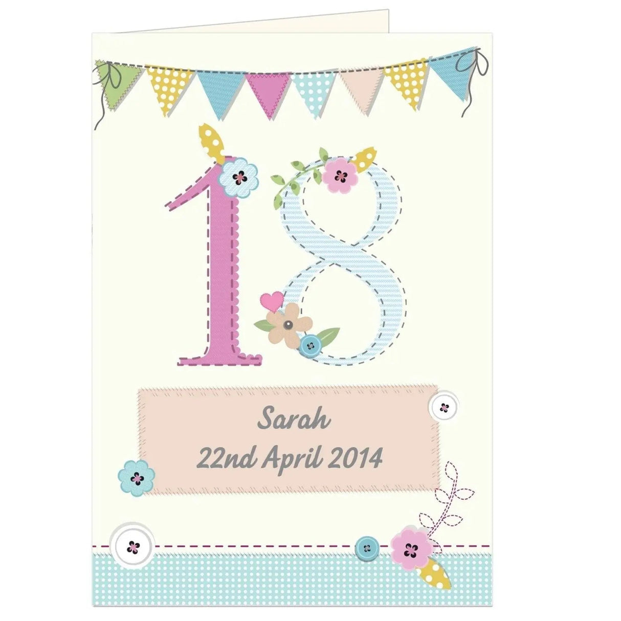 Personalised Birthday Keepsake Card: 2 - Greeting Cards By Gift Moments