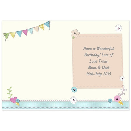 Personalised Birthday Keepsake Card: 4 - Greeting Cards By Gift Moments