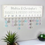 Personalised Birthday Planner Plaque with Discs: 1 - Calendars & Planners By Gift Moments