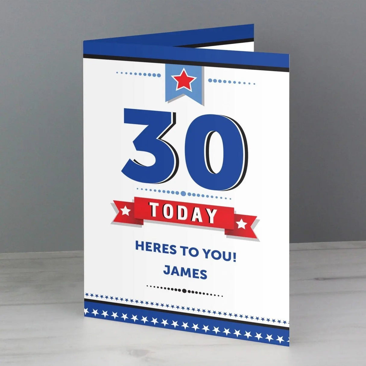 Personalised Birthday Star Card: 1 - Greeting Cards By Gift Moments