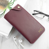 Personalised Luxury Leather Glasses Cases Burgundy - Glasses Cases at Gift Moments