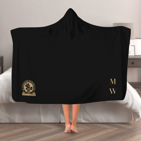 Personalised Blackburn Rovers FC Hooded Blanket: 1 - Blankets By Blackburn Rovers