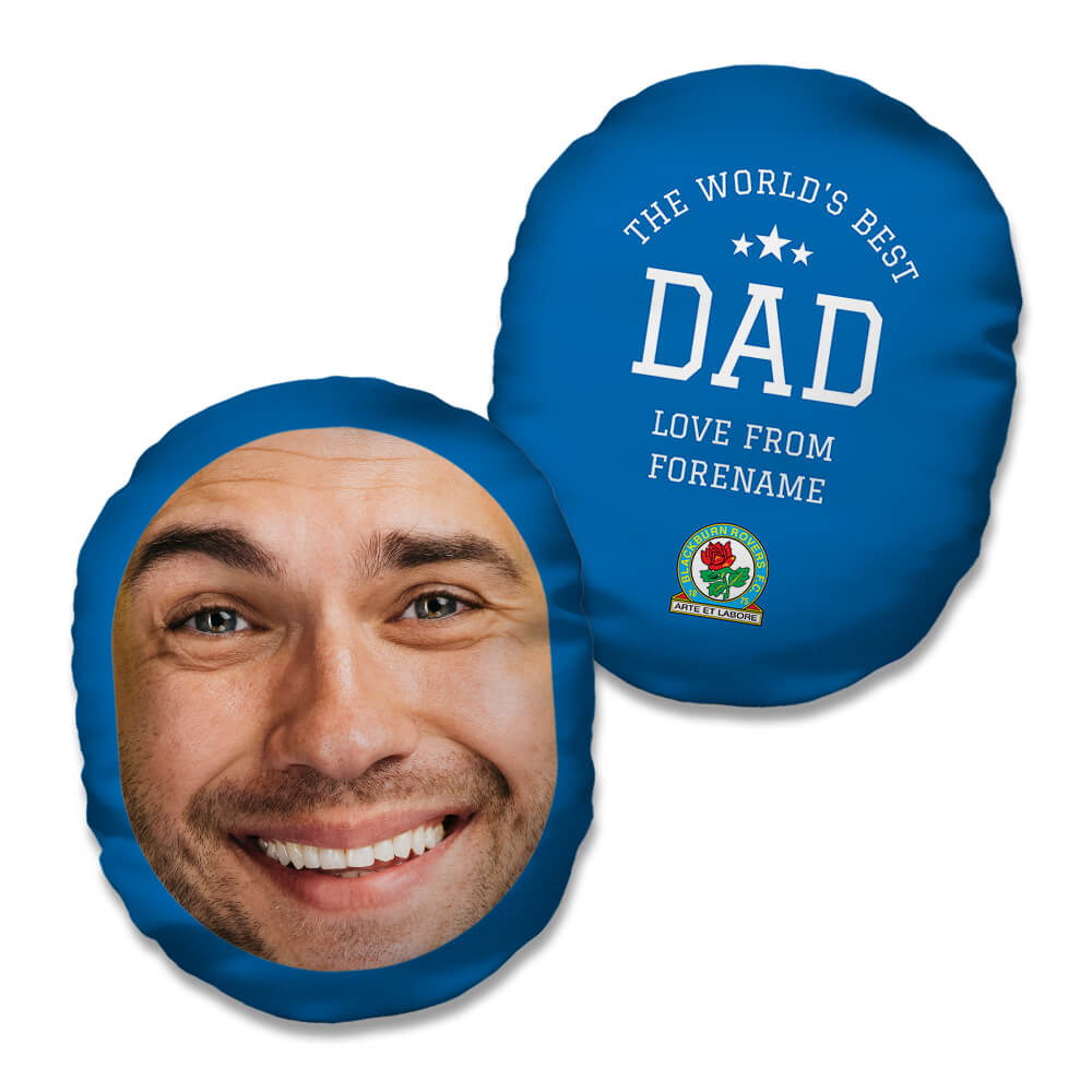 Personalised Blackburn Rovers World’s Best Dad Cush: 1 - Cushions By Blackburn Rovers