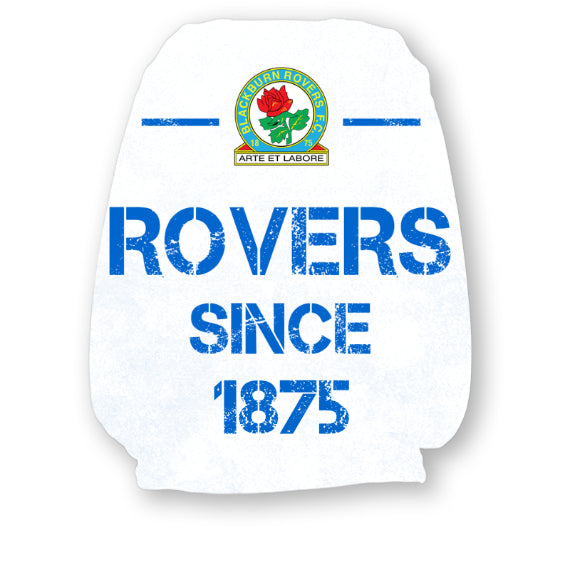 Blackburn Rovers Paint Splash Headrest Covers: 1 - Car Accessories By Blackburn Rovers