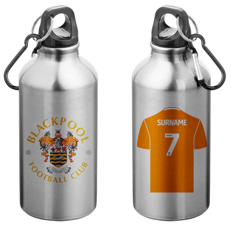 Personalised Blackpool FC Aluminium Water Bottle: 1 - Water Bottles By Blackpool