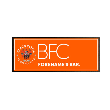 Blackpool FC Mono Crest Bar Runner: 1 - Barware By Blackpool