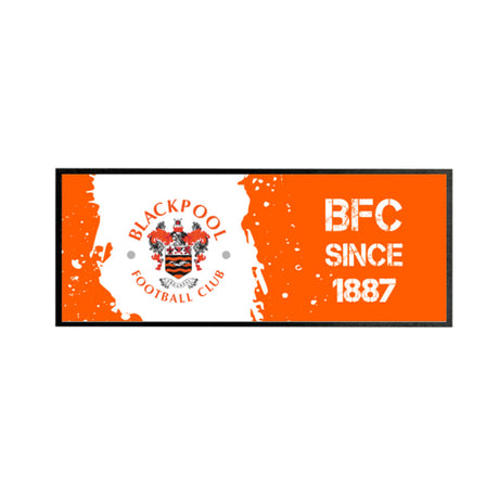 Blackpool FC Paint Splash Bar Runner: 1 - Barware By Blackpool