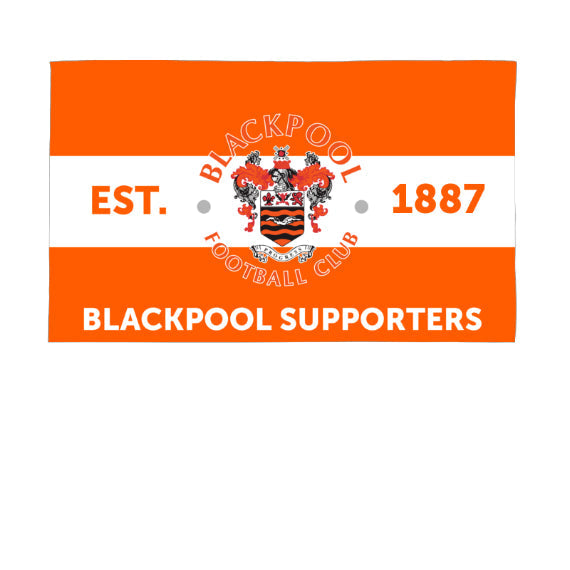 Personalised Blackpool Supporters Banner 5ft x 3ft: 1 - Flags & Banners By Blackpool