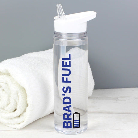 Personalised Blue Fuel Hydration Bottle: 1 - Water Bottles By Gift Moments