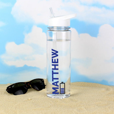 Personalised Blue Fuel Hydration Bottle: 2 - Water Bottles By Gift Moments