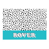 Personalised Blue Spots Dog Bowl Mat: 4 - Pet Products By Gift Moments