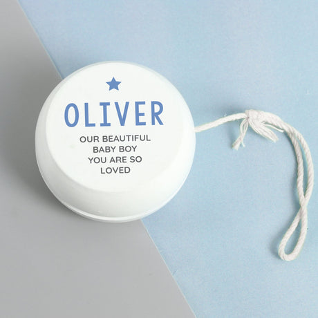 Personalised Blue Star Wooden Yoyo: 3 - Toys By Gift Moments