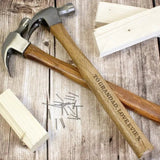 Personalised Bold Text Hammer: 2 - Tools & Storage By Gift Moments