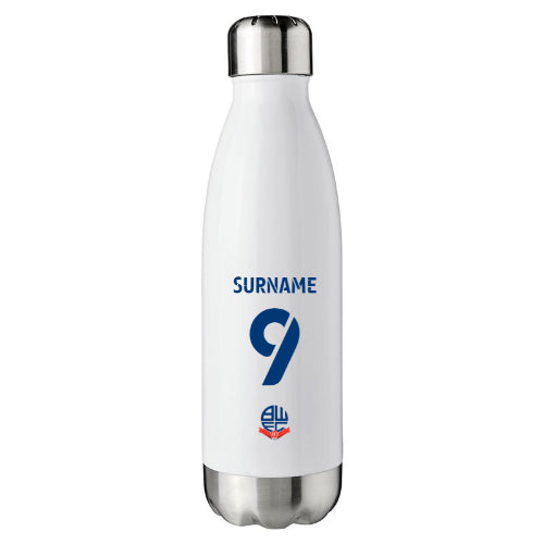 Personalised Bolton Wanderers Insulated Water Bottle: 1 - Water Bottles By Bolton Wanderers