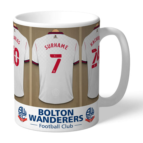 Personalised Bolton Wanderers FC Mug: 1 - Mugs By Bolton Wanderers