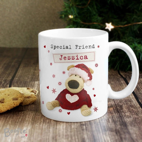 Personalised Boofle Christmas Love Mug: 1 - Mugs By Boofle