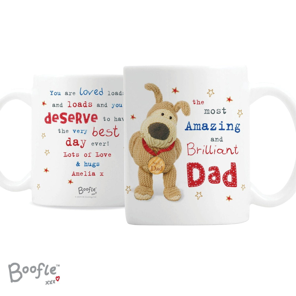 Personalised Boofle Medal Mug: 4 - Mugs By Boofle