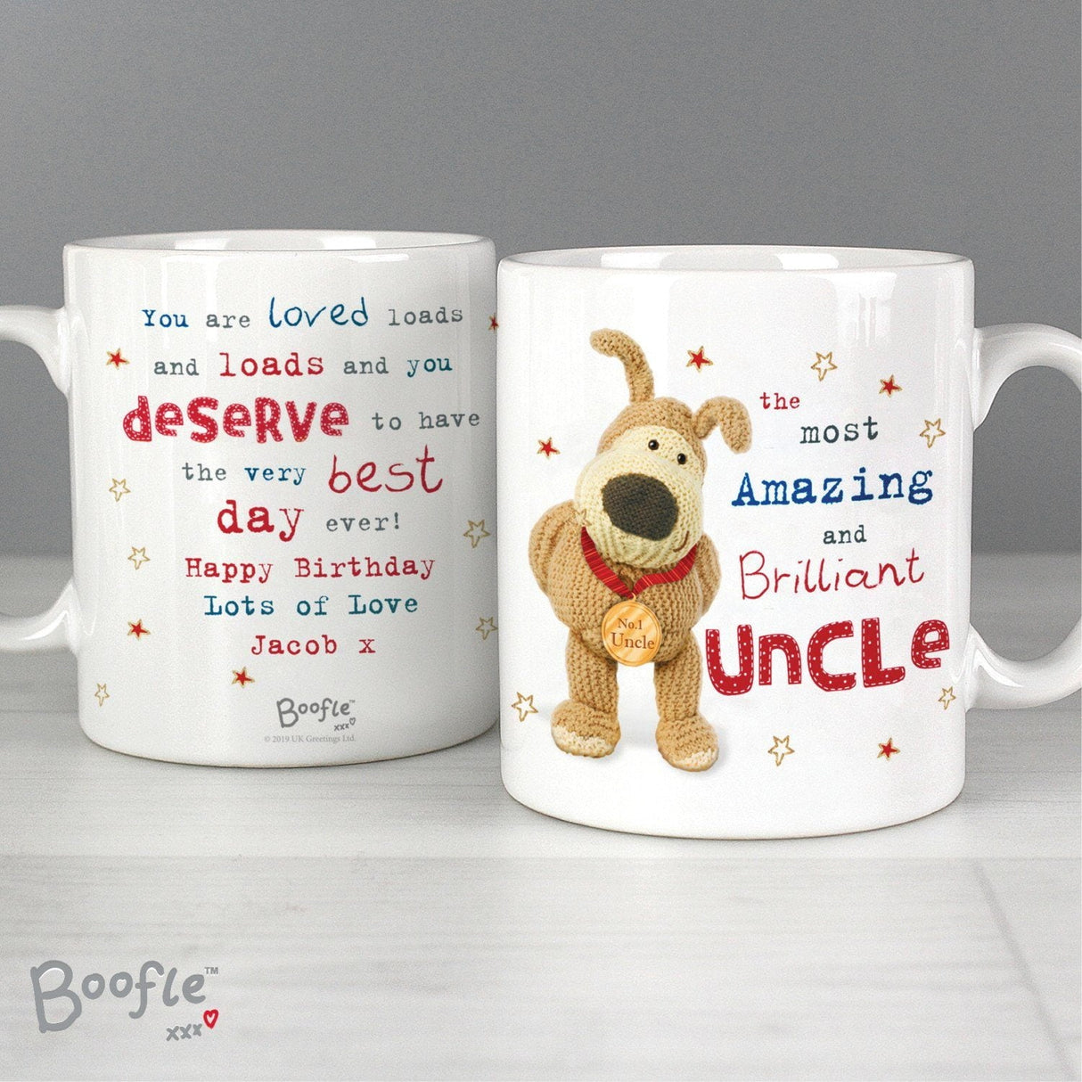 Personalised Boofle Medal Mug: 3 - Mugs By Boofle