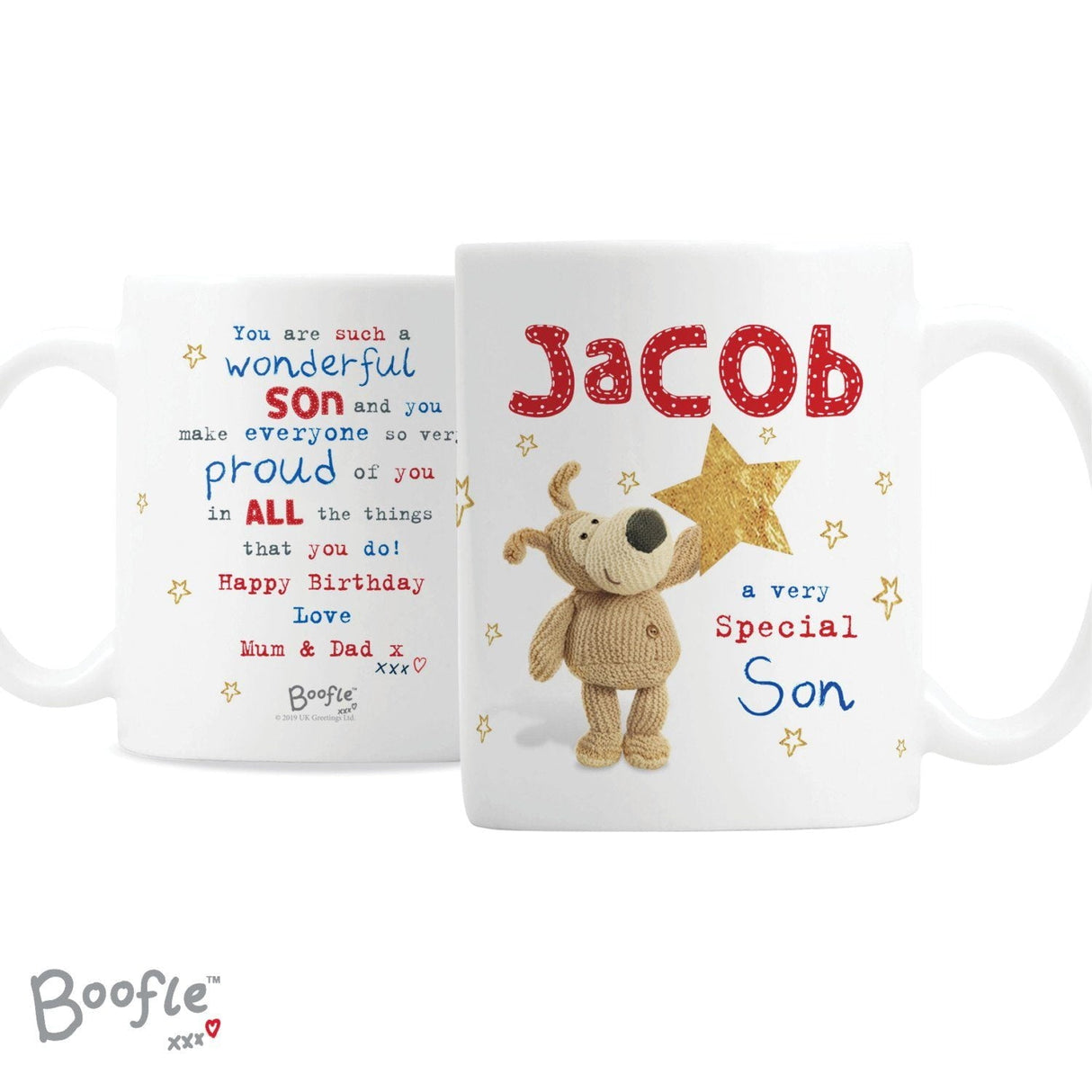 Personalised Boofle Star Mug for Kids: 4 - Mugs By Boofle