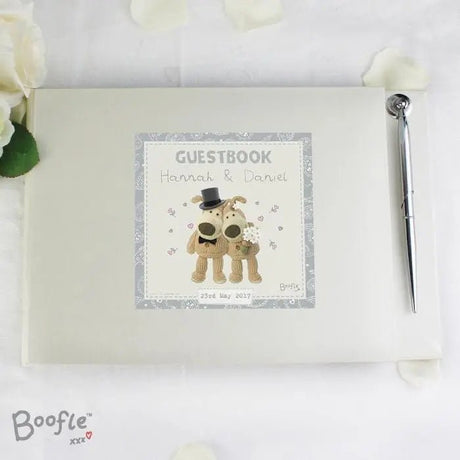 Personalised Boofle Wedding Guest Book & Pen: 1 - Guest Books By Boofle