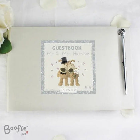 Personalised Boofle Wedding Guest Book & Pen: 2 - Guest Books By Boofle