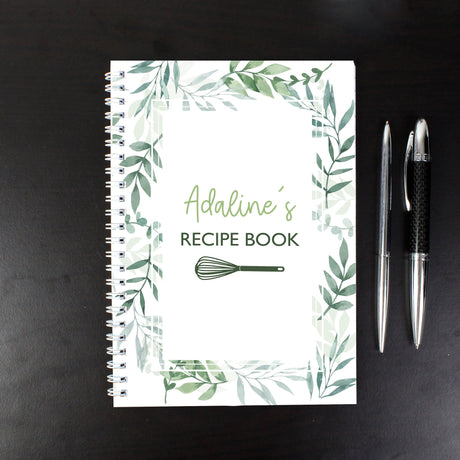 Personalised Botanical A5 Recipe Book: 5 - Notebooks By Gift Moments