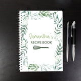 Personalised Botanical A5 Recipe Book: 1 - Notebooks By Gift Moments