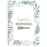 Personalised Botanical A5 Recipe Book: 4 - Notebooks By Gift Moments