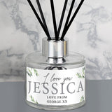 Personalised Botanical Reed Diffuser Gift: 2 - Reed Diffusers By Gift Moments