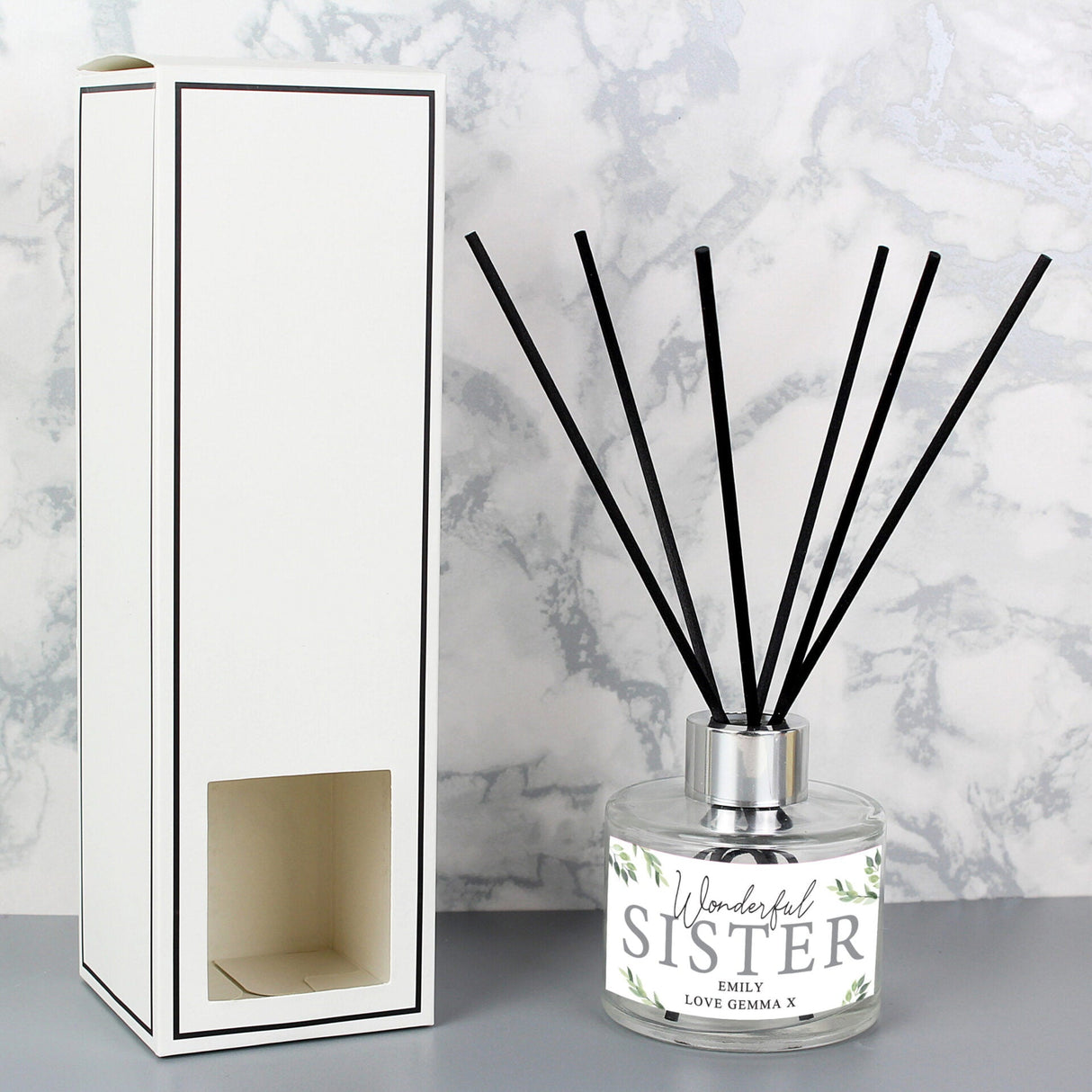 Personalised Botanical Reed Diffuser Gift: 1 - Reed Diffusers By Gift Moments