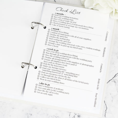 Personalised Botanical Wedding Planner: 7 - Calendars & Planners By Gift Moments