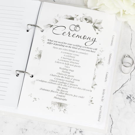 Personalised Botanical Wedding Planner: 8 - Calendars & Planners By Gift Moments