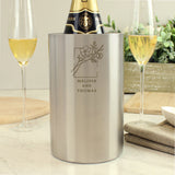 Personalised Stainless Steel Wine Cooler: 2 - Barware By Gift Moments