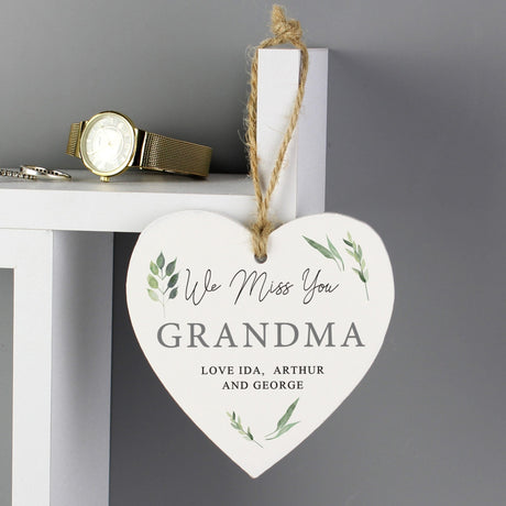 Personalised Wooden Heart Decoration: 4 - Decorations By Gift Moments