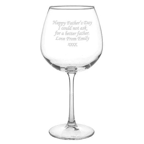 Personalised Wine Bottle Glass: 2 - Wine Glasses By Gift Moments